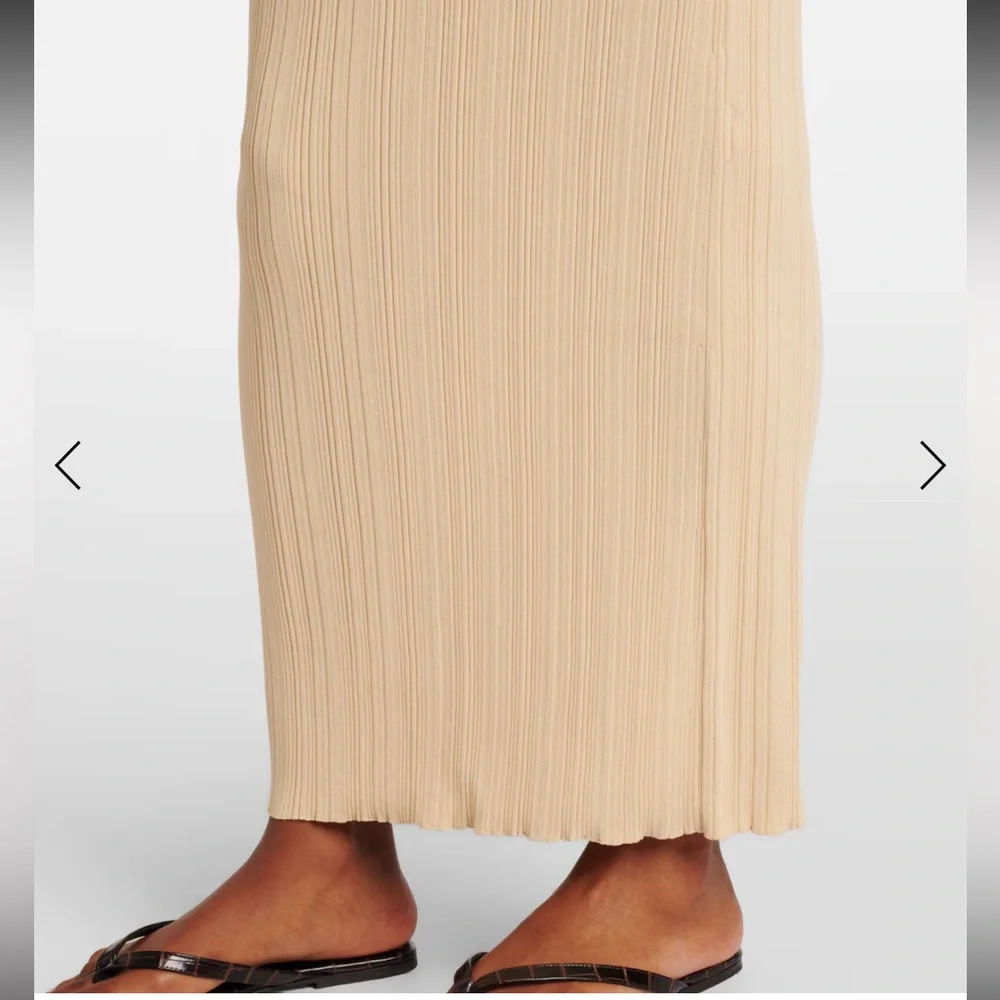 Toteme Beige Sleeveless Maxi Dress - Picture 2 of 8